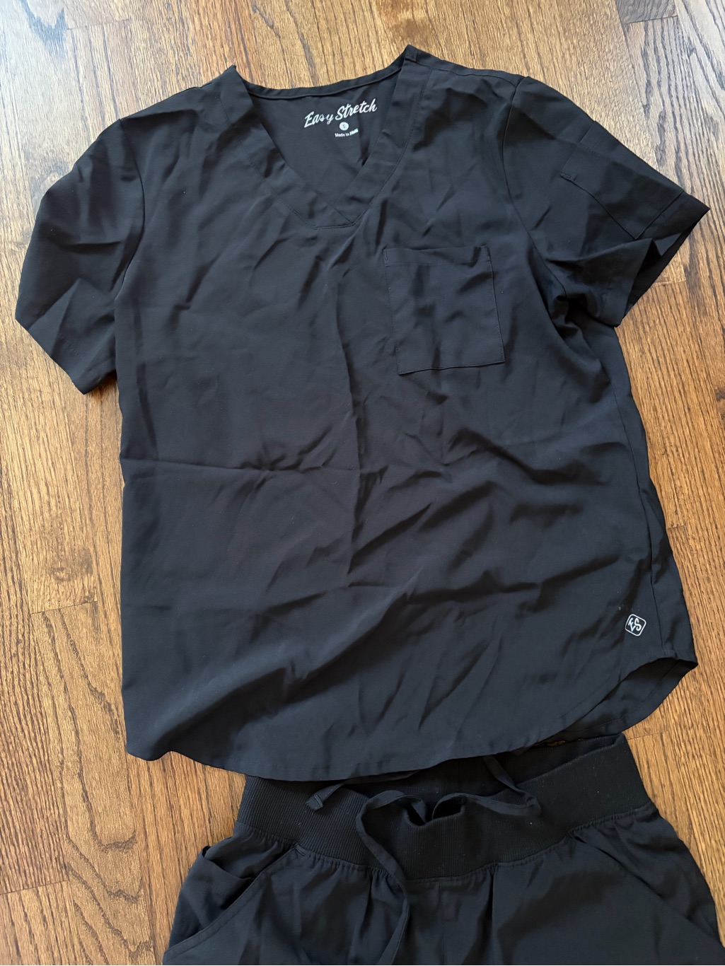 Uniform Advantage Easy Stretch Black Scrub Set — image 4 of 5